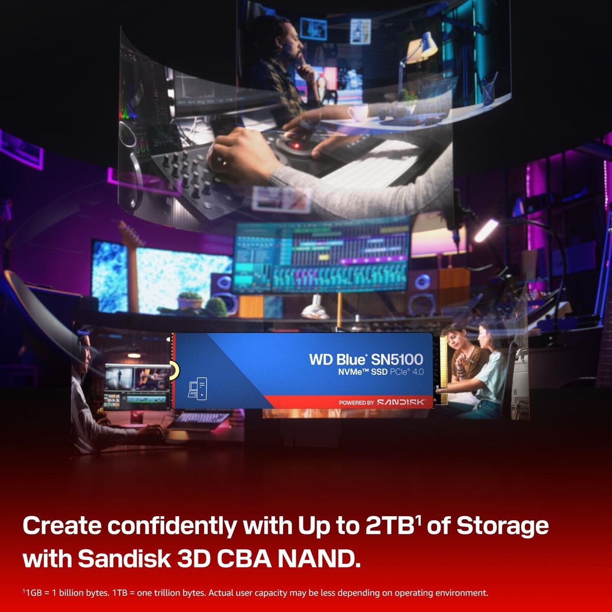 Hard Drive Western Digital WDS400T5B0E-00CPE0 4 TB SSD