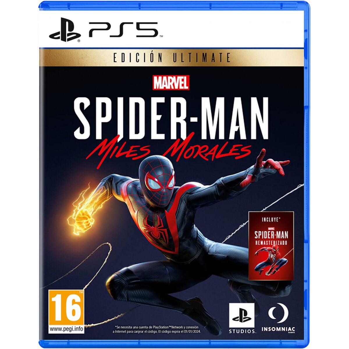 PlayStation 5 Video Game Sony MARVEL SPIDERMAN MILES MORALES ULT ED PlayStation 5 Video Game Sony MARVEL SPIDERMAN MILES MORALES ULT ED