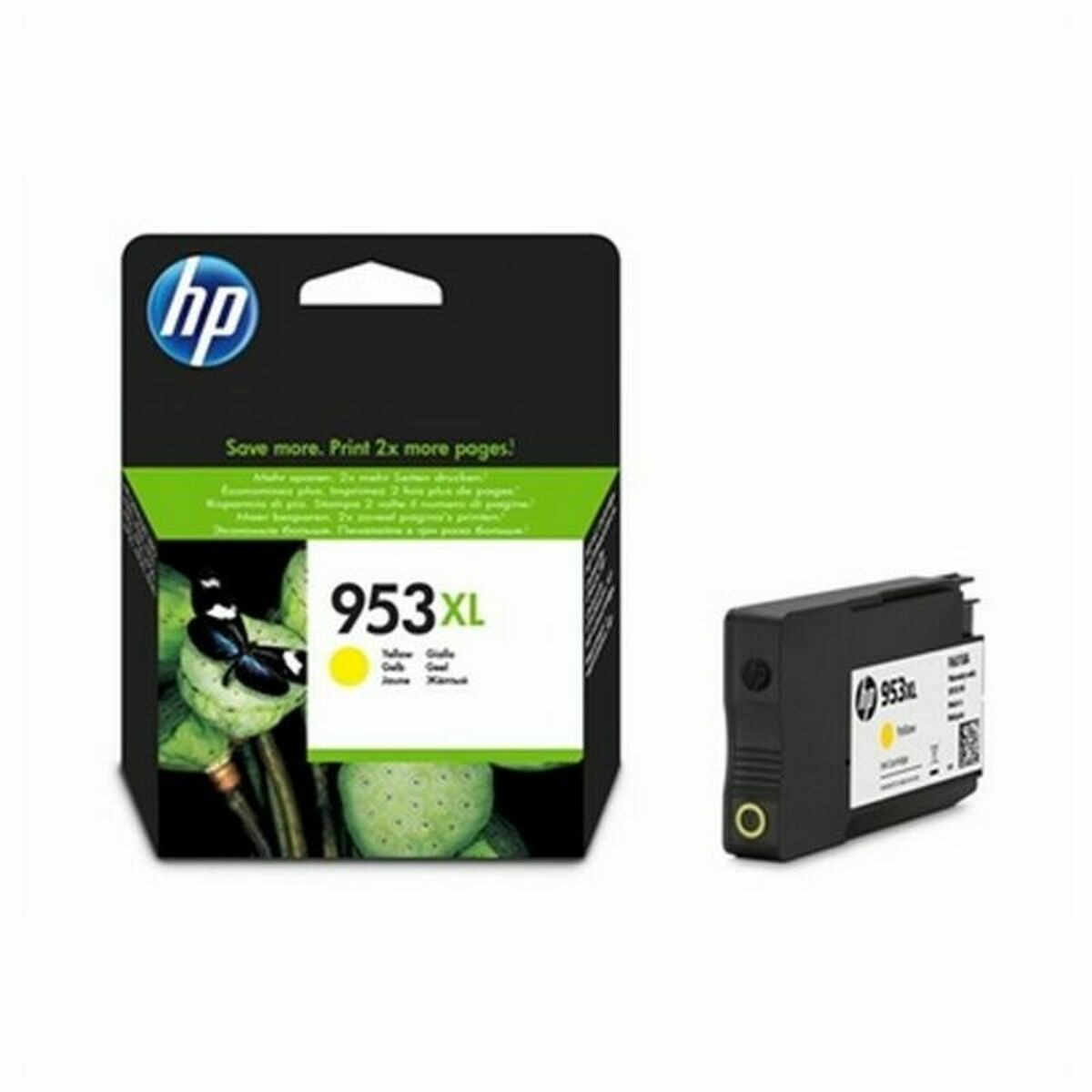 Original Ink Cartridge HP Cartucho de tinta Original HP 953XL de alto rendimiento amarillo Yellow Original Ink Cartridge HP Cartucho de tinta Original HP 953XL de alto rendimiento amarillo Yellow
