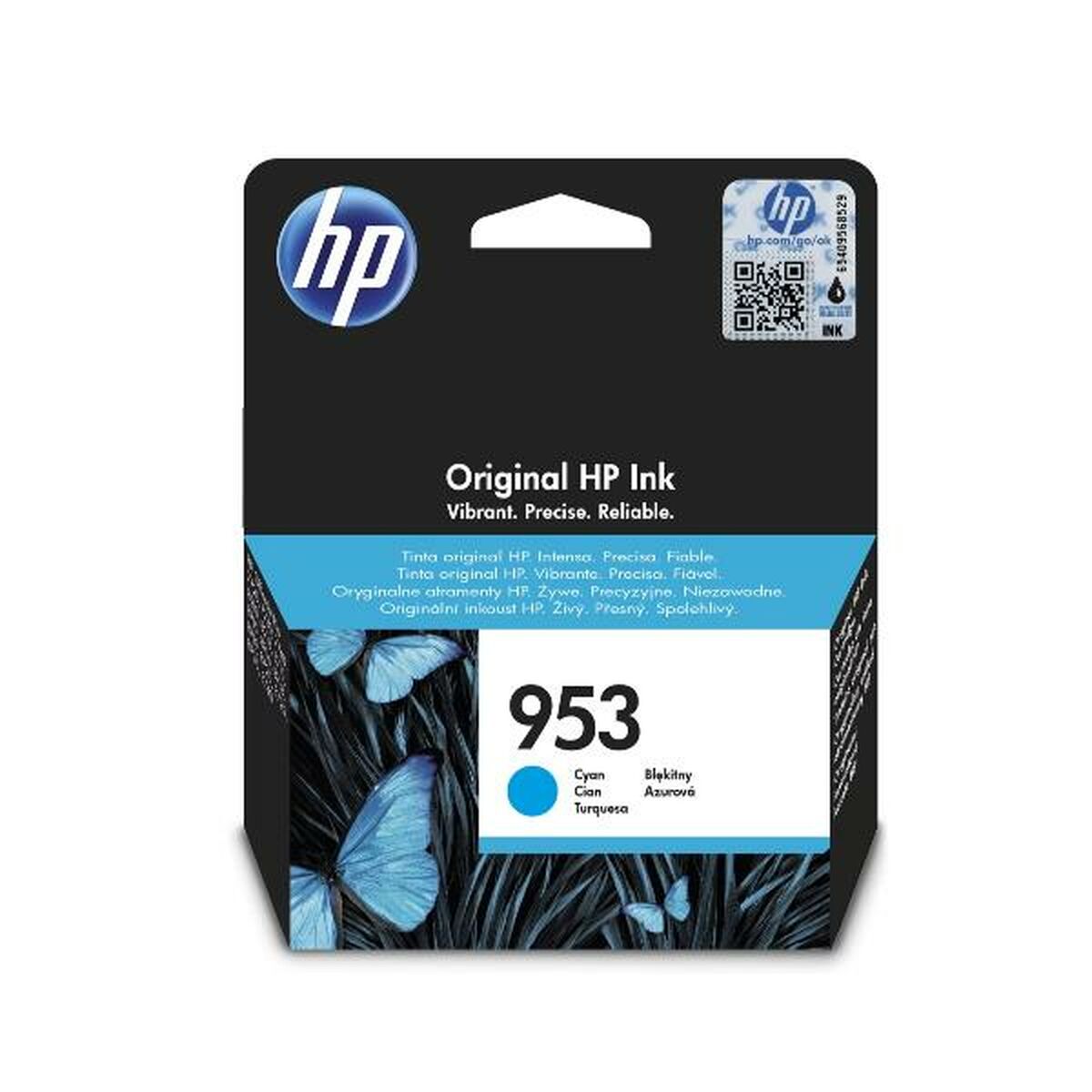 Original Ink Cartridge HP F6U12AE#BGX Cyan