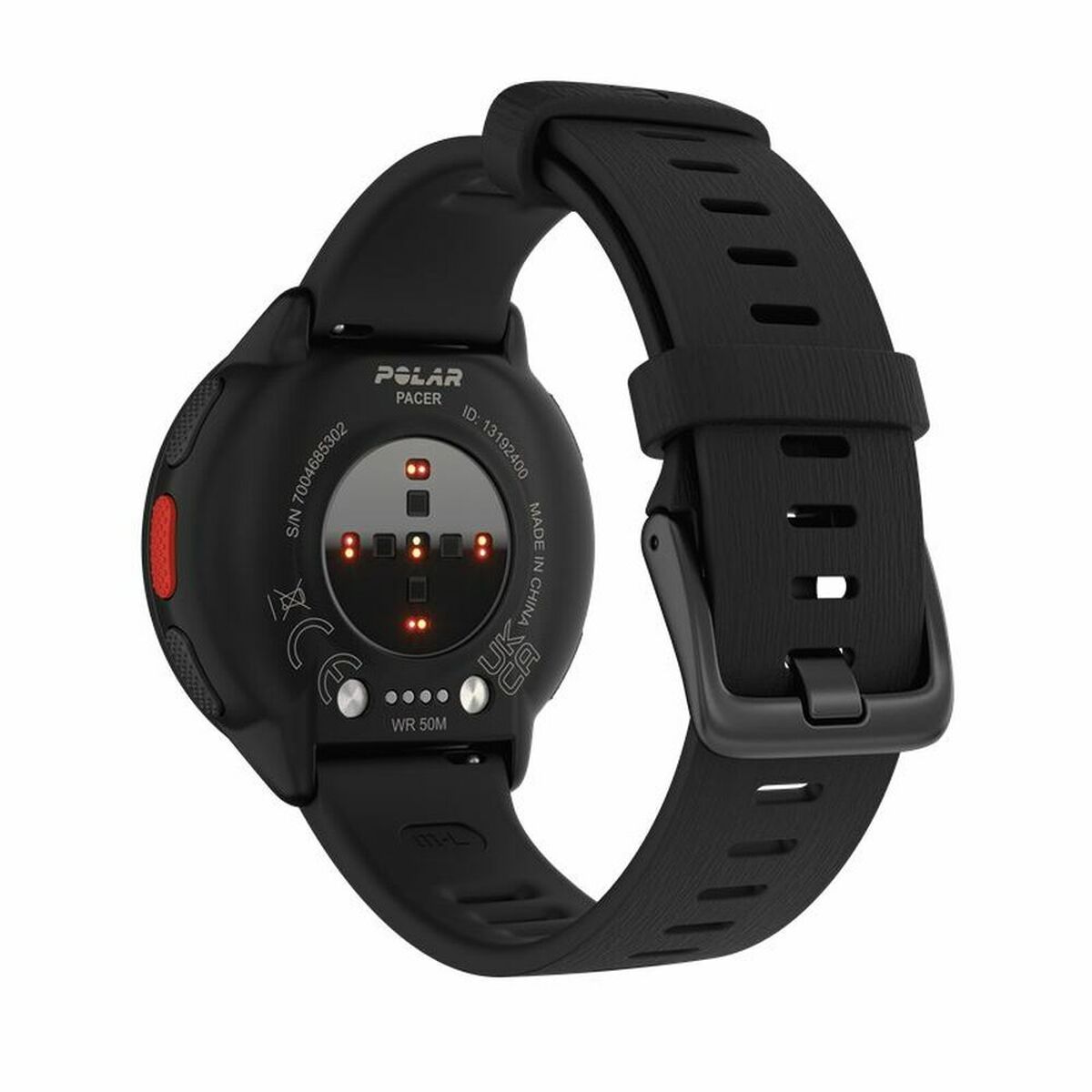 Smart Watch with Pedometer Polar Black 1,2″ Ø 45 mm