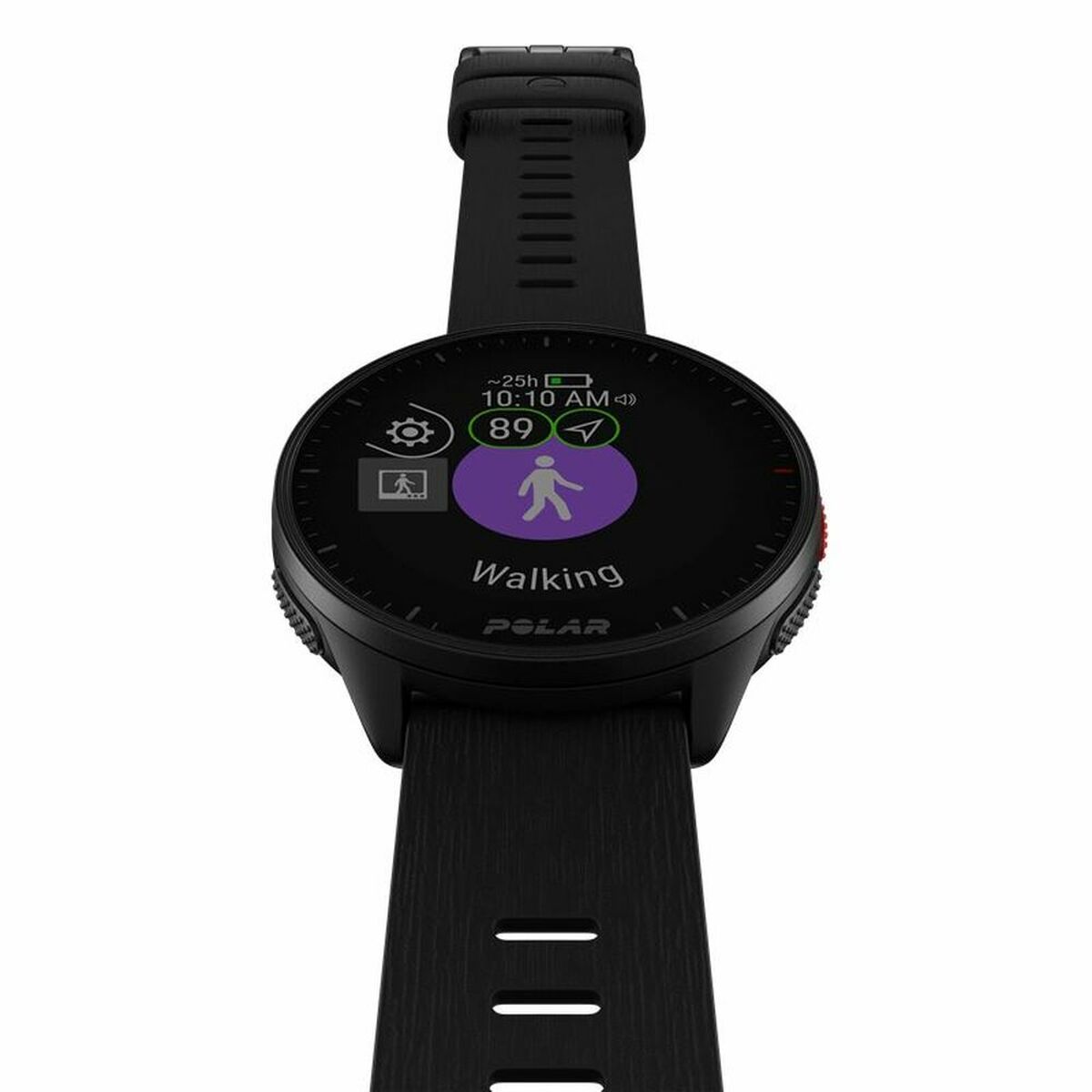 Smart Watch with Pedometer Polar Black 1,2″ Ø 45 mm
