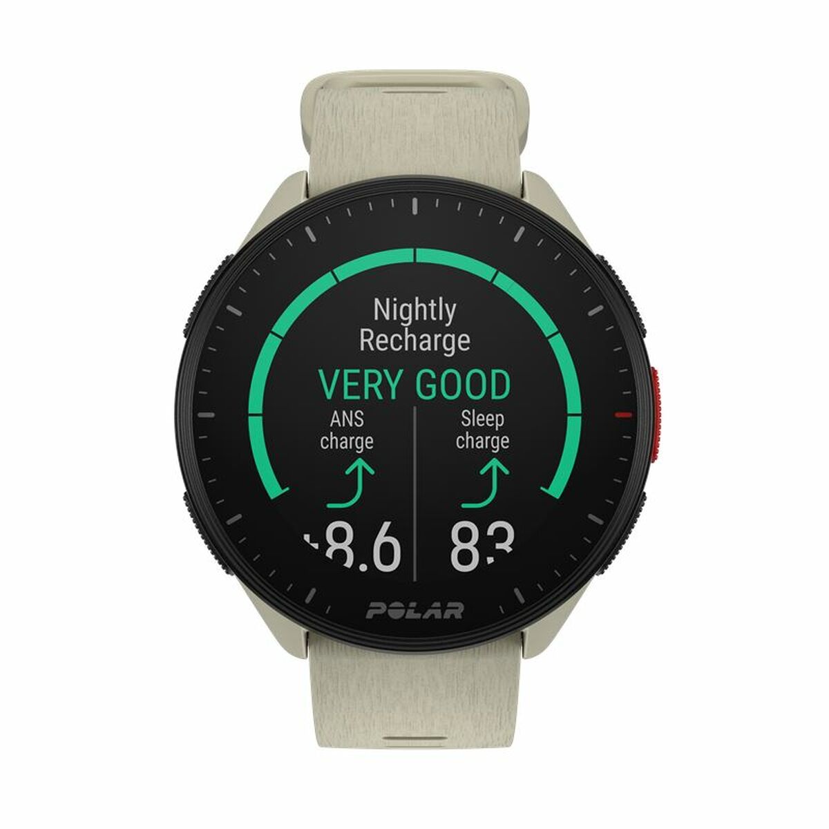 Watch Sporting Polar White 1,2″