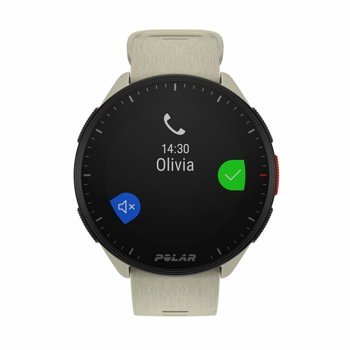 Watch Sporting Polar White 1,2″