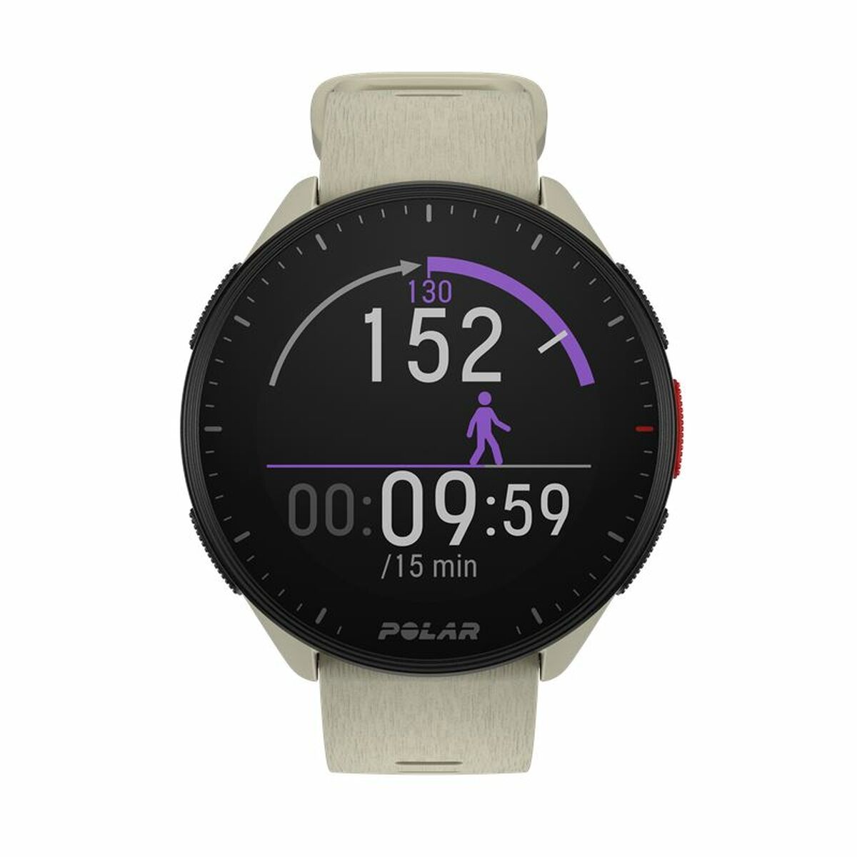 Watch Sporting Polar White 1,2″