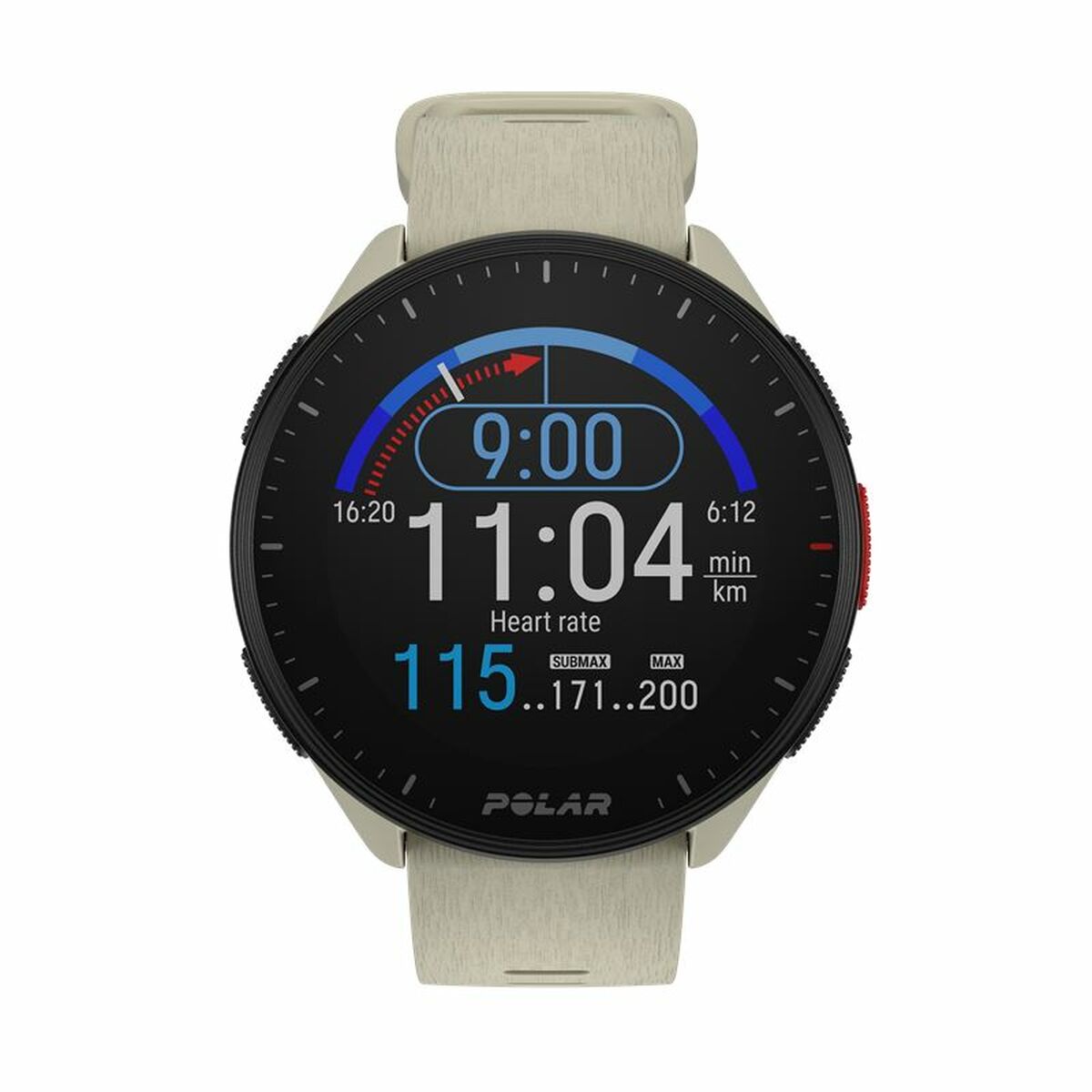 Watch Sporting Polar White 1,2″