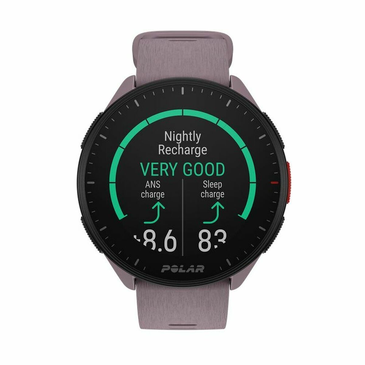 Smart Watch with Pedometer Running Polar Purple 1,2″