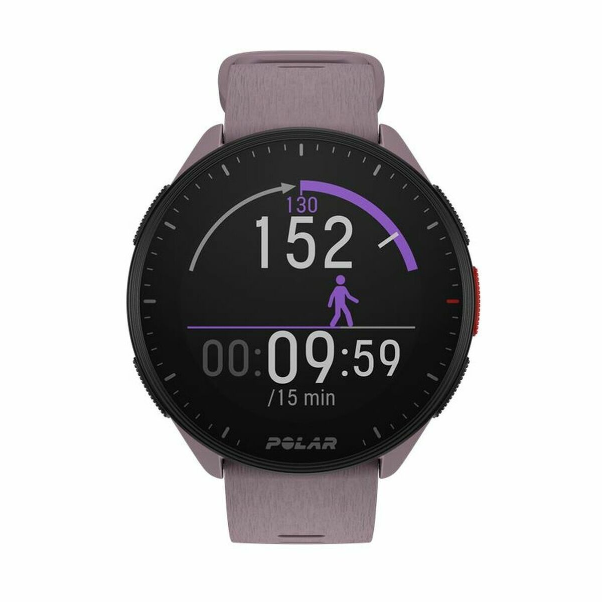 Smart Watch with Pedometer Running Polar Purple 1,2″