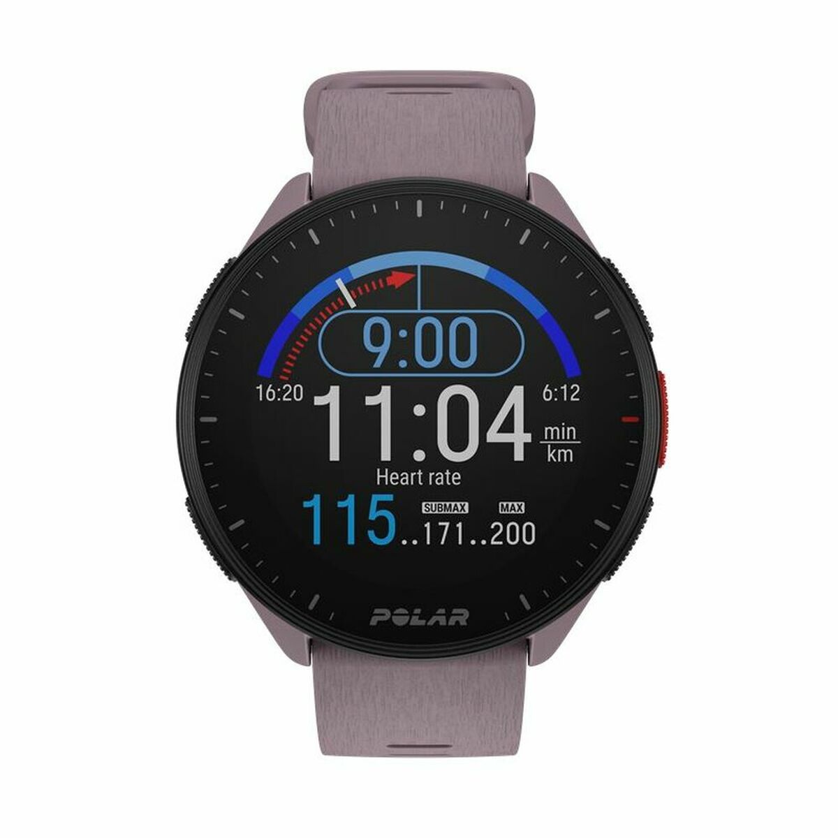 Smart Watch with Pedometer Running Polar Purple 1,2″