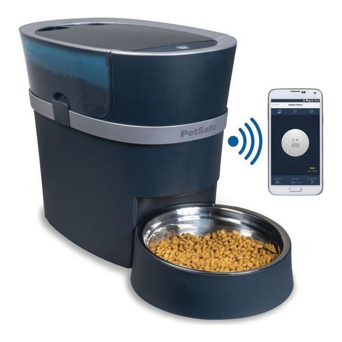 Automatic feeder PetSafe Black Stainless steel Automatic feeder PetSafe Black Stainless steel