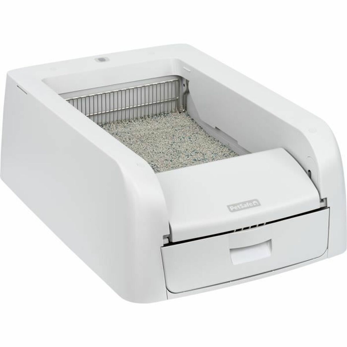 Cat Litter Box PetSafe White Plastic Cat Litter Box PetSafe White Plastic