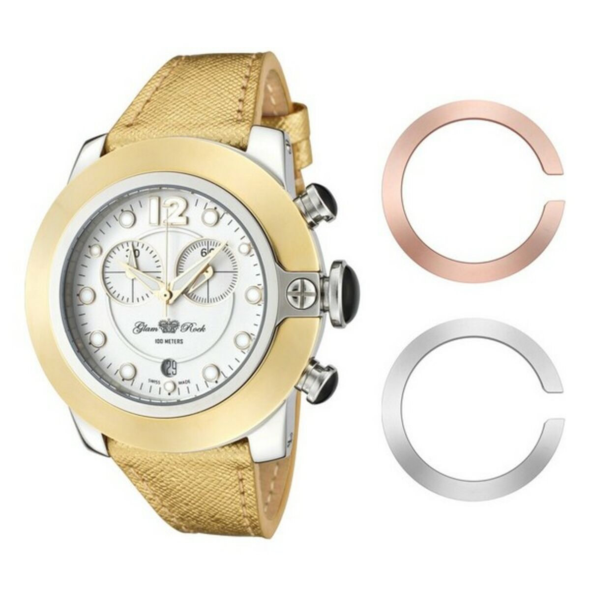 Ladies’ Watch Glam Rock gr32105 ( 44 mm)