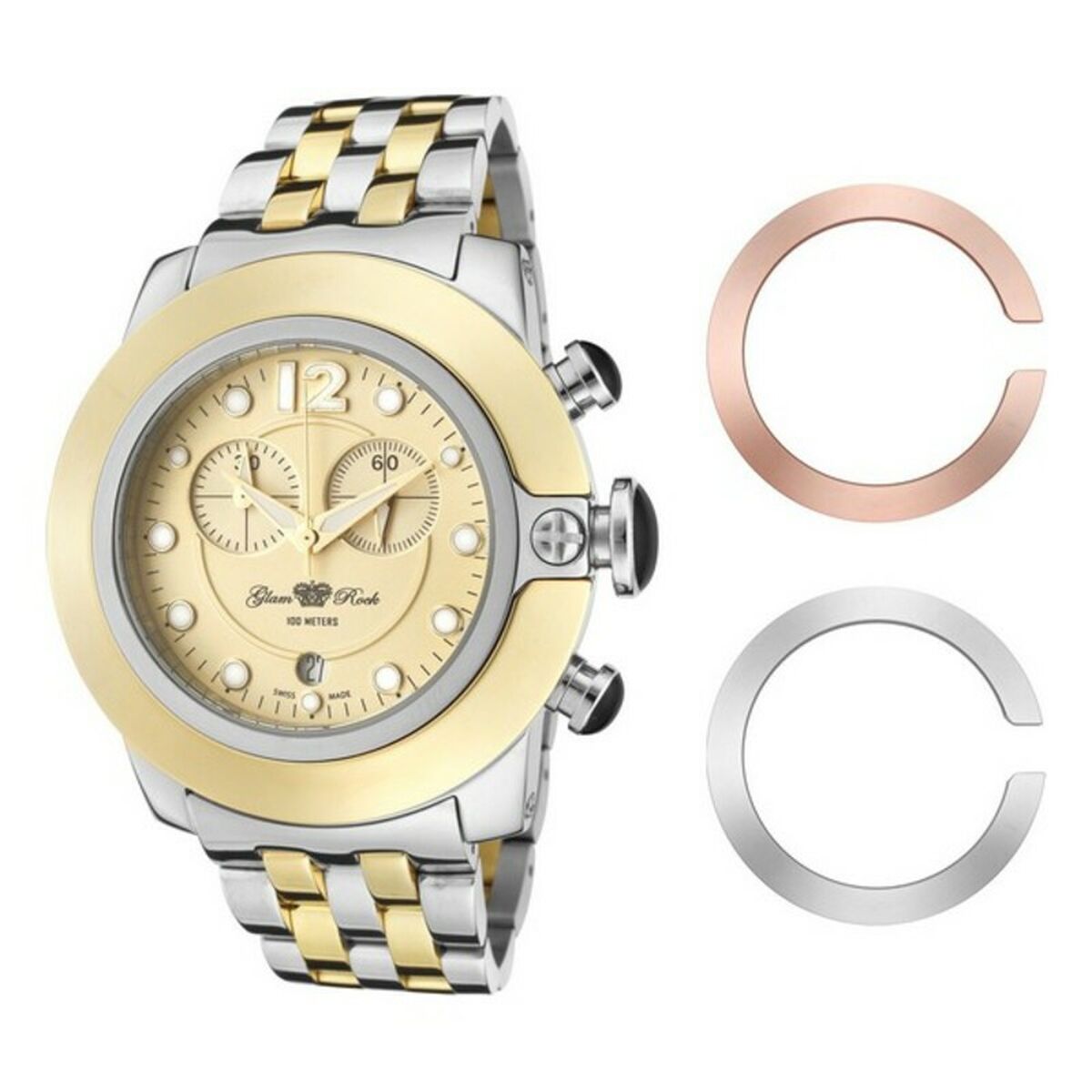 Ladies’ Watch Glam Rock gr32159 ( 44 mm)