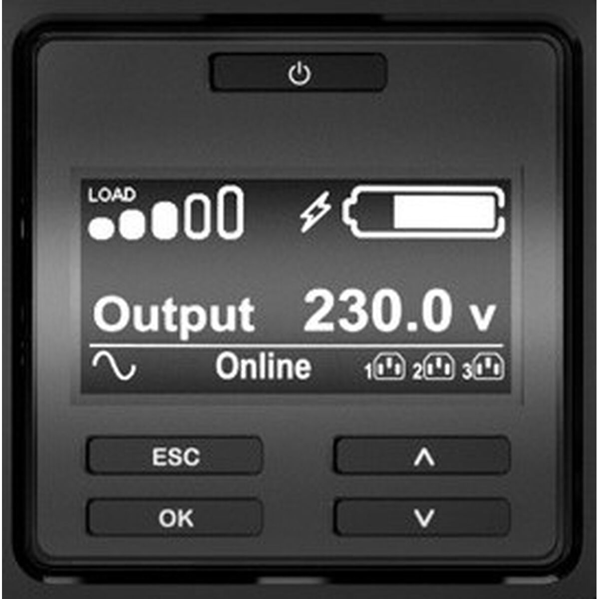 Uninterruptible Power Supply System Interactive UPS APC SRT1500RMXLI-NC