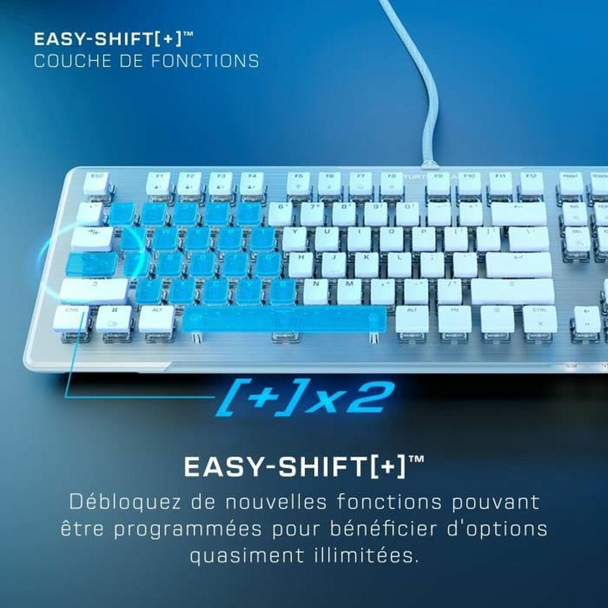 Keyboard Turtle Beach Vulcan II White Azerty French
