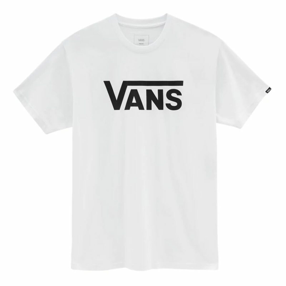 Menâs Short Sleeve T-Shirt Vans Mn Classic White Black Menâs Short Sleeve T-Shirt Vans Mn Classic White Black