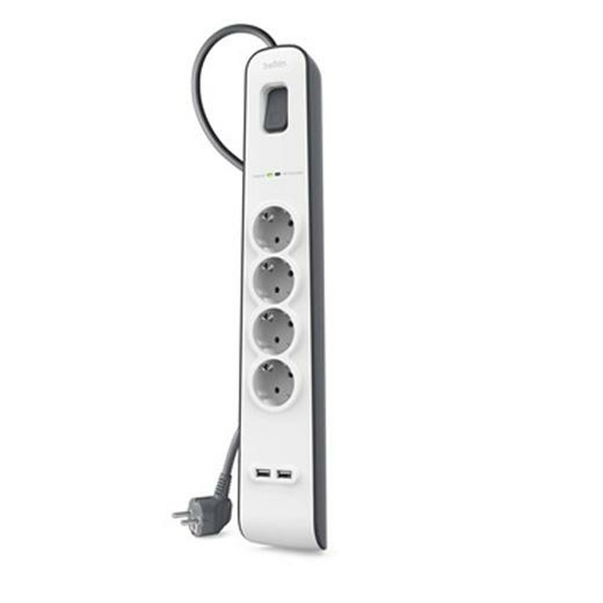 4-socket plugboard with power switch Belkin BSV401VF2M USB x 2 (2 m) 4-socket plugboard with power switch Belkin BSV401VF2M USB x 2 (2 m)