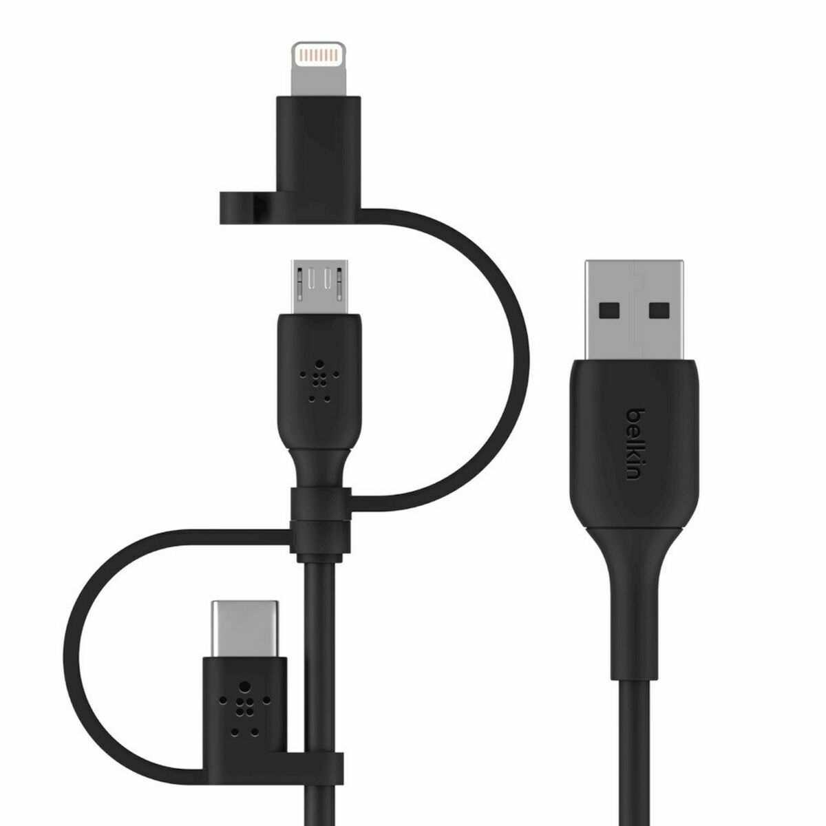 USB Cable Belkin CAC001BT1MBK Black 1 m USB Cable Belkin CAC001BT1MBK Black 1 m