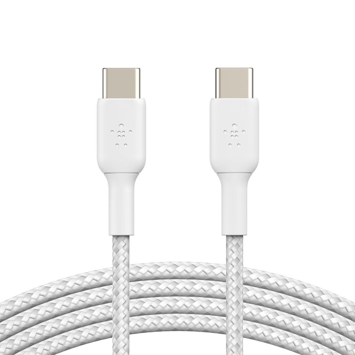 USB Cable Belkin CAB004BT1MWH2PK White 1 m