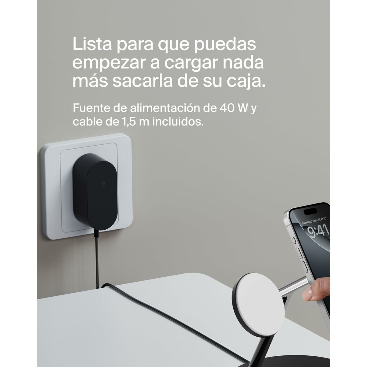 Wall Charger Belkin WIZ032KQBK Black 15 W (1 Unit)