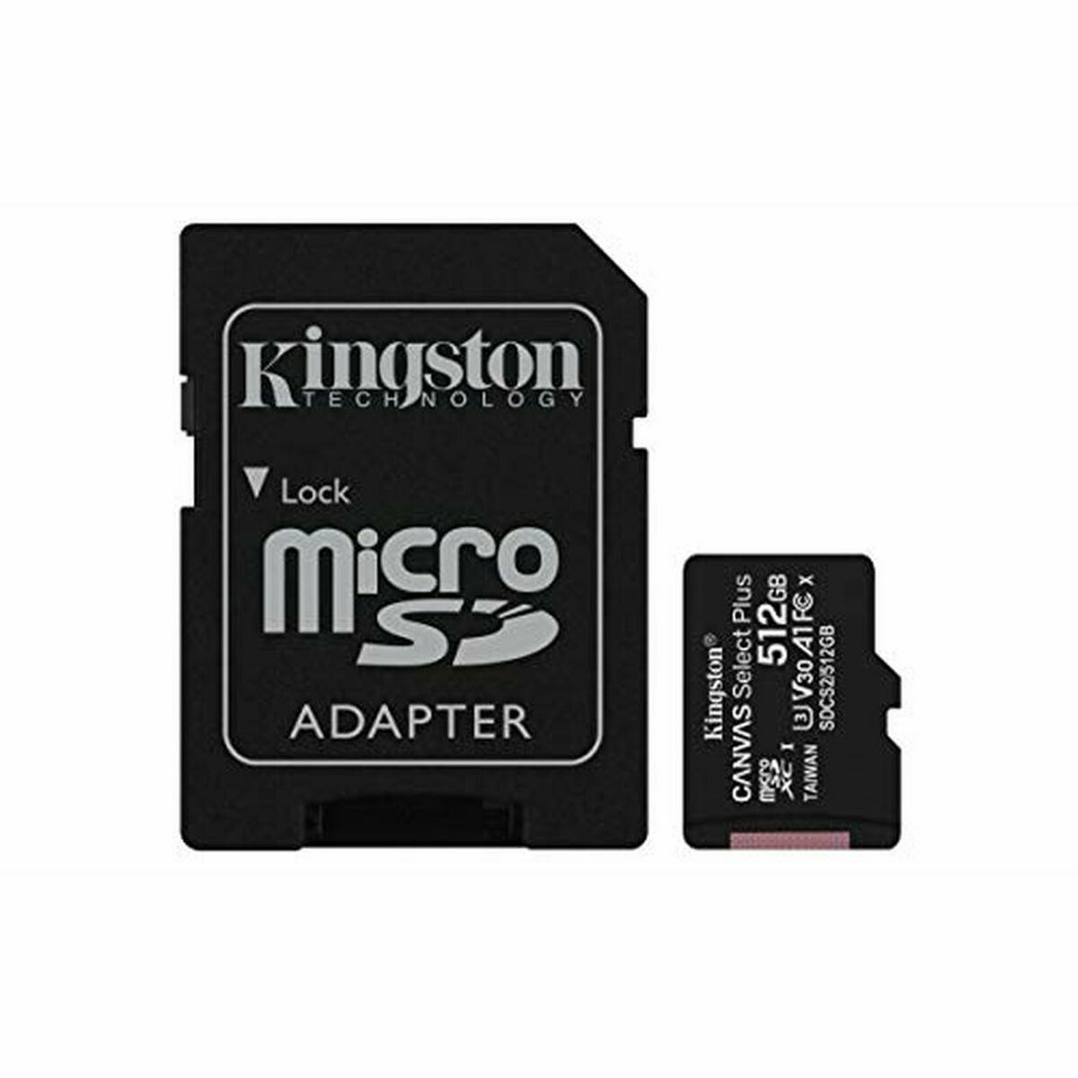 Micro SD Card Kingston Canvas Select Plus 512GB 512 GB Micro SD Card Kingston Canvas Select Plus 512GB 512 GB