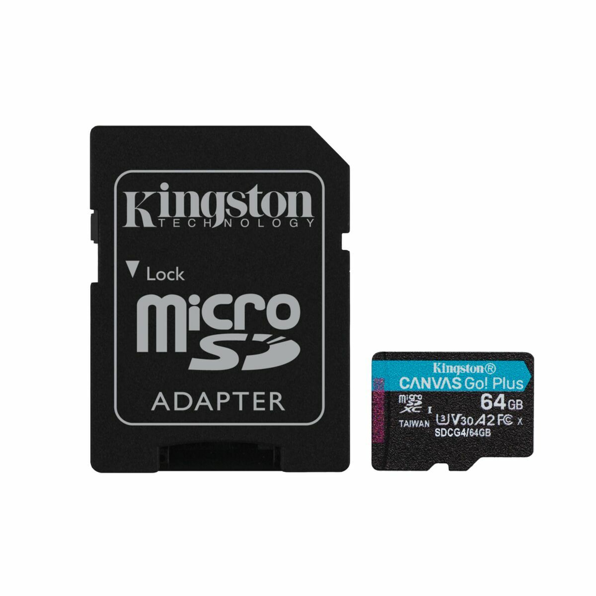 Micro SD Memory Card with Adaptor Kingston SDCG4/64GB Micro SD Memory Card with Adaptor Kingston SDCG4/64GB