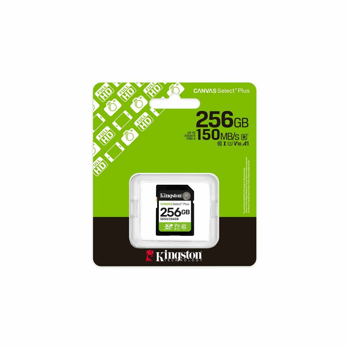 Micro SD Card Kingston CANVAS Select Plus 256 GB