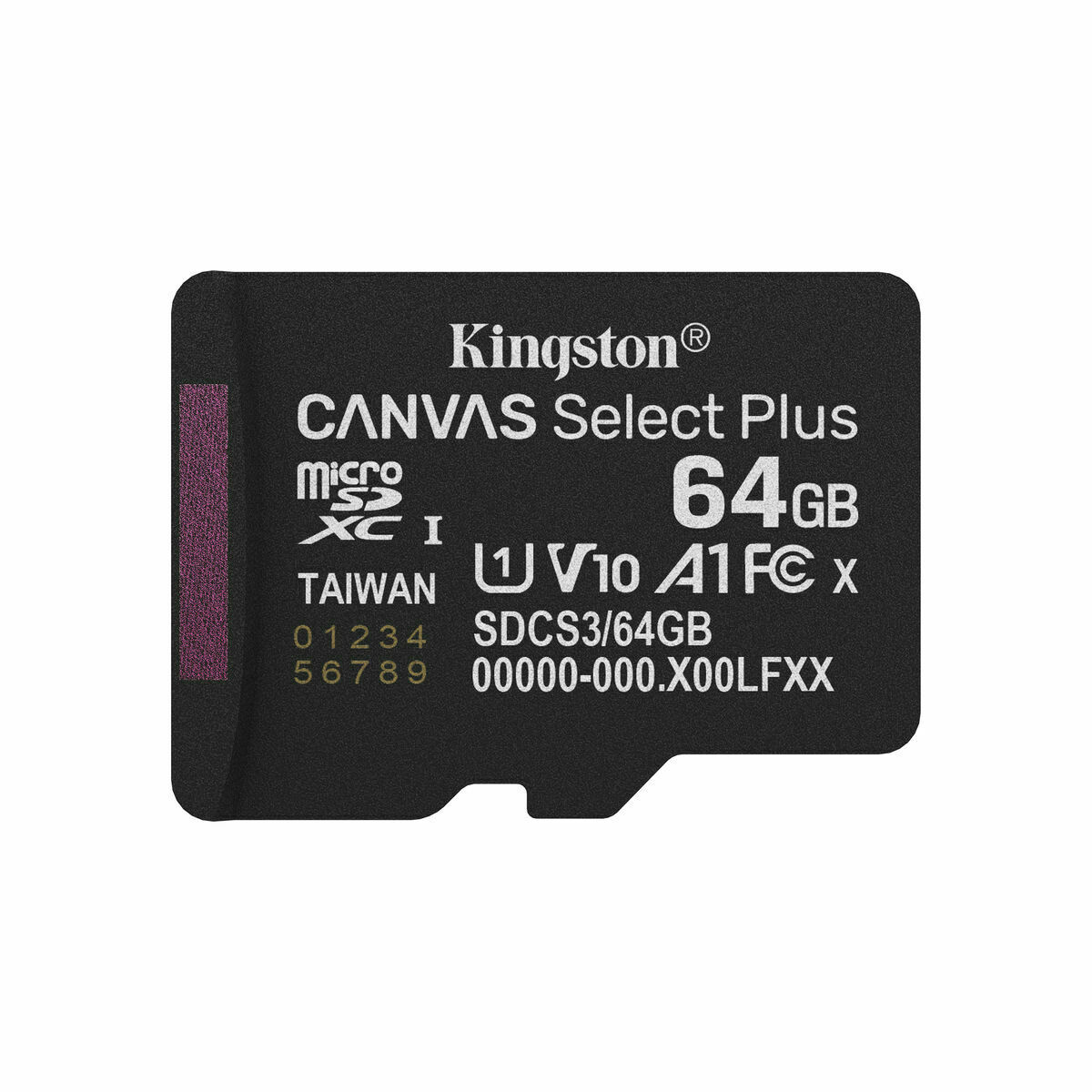 Micro SD Memory Card with Adaptor Kingston SDCS3/64GBSP 64 GB Micro SD Memory Card with Adaptor Kingston SDCS3/64GBSP 64 GB