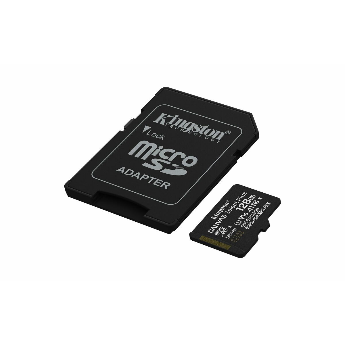 Micro SD Memory Card with Adaptor Kingston SDCS3/128GB 128 GB