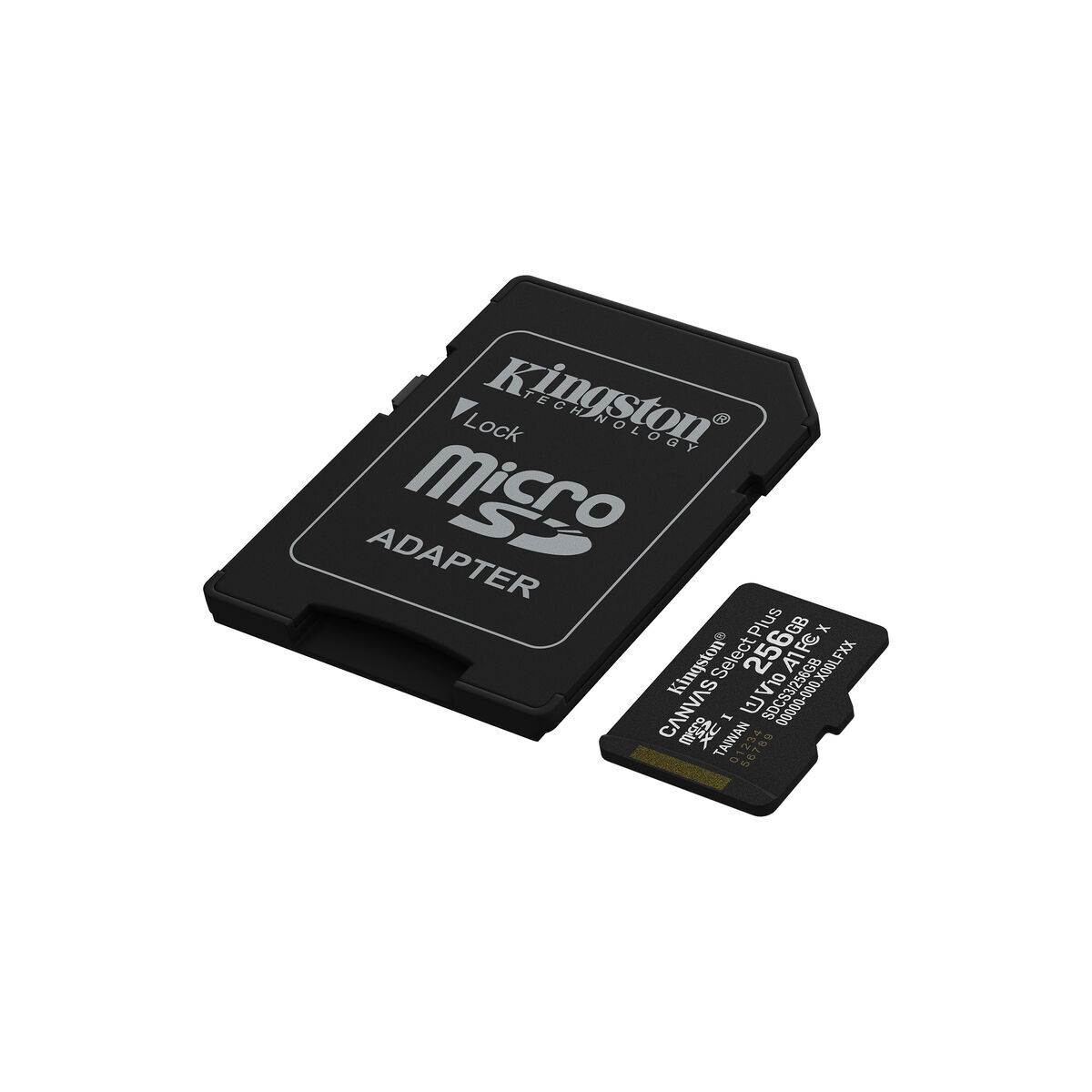 Micro SD Memory Card with Adaptor Kingston SDCS3/256GB