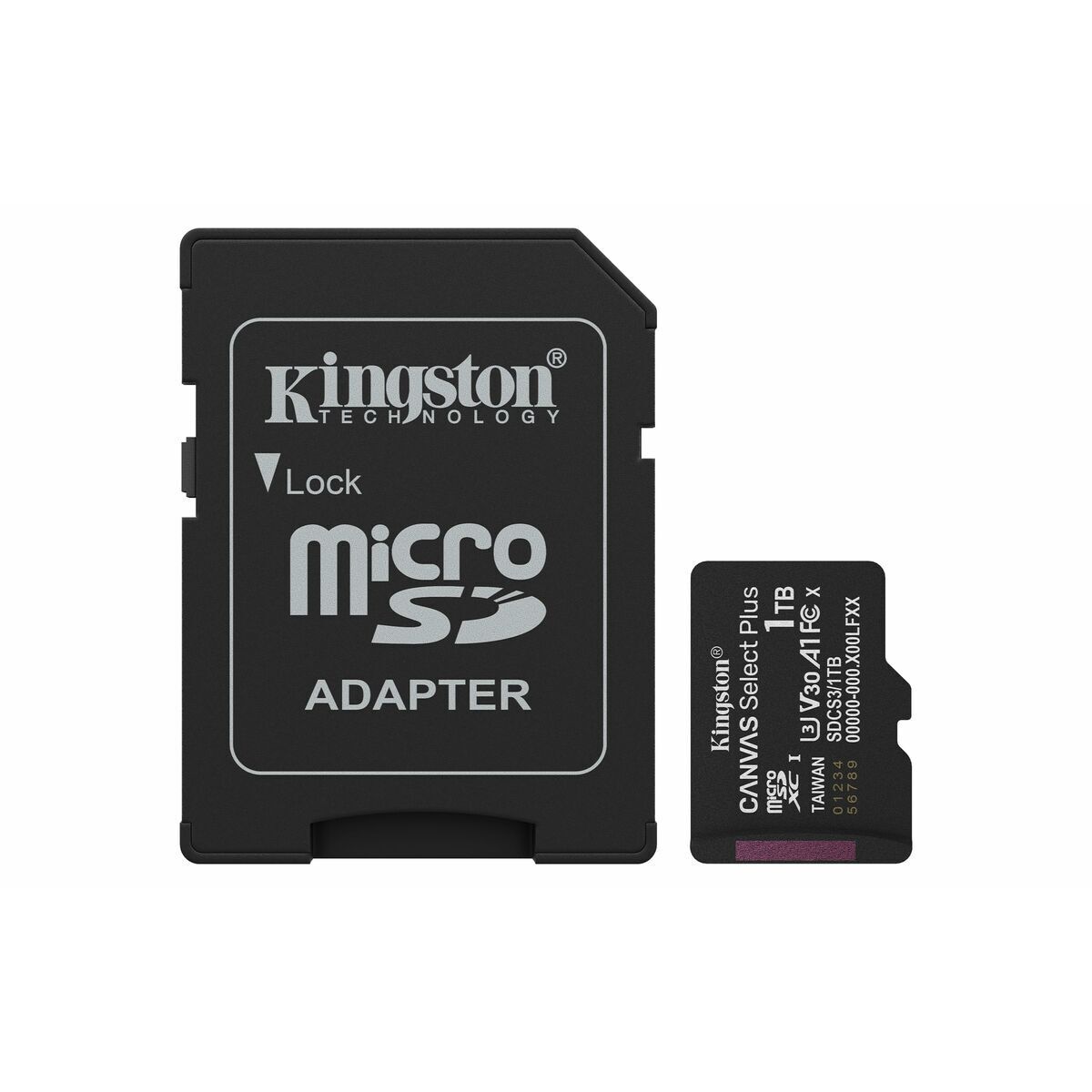 Micro SD Memory Card with Adaptor Kingston SDCS3/1TB 1 TB