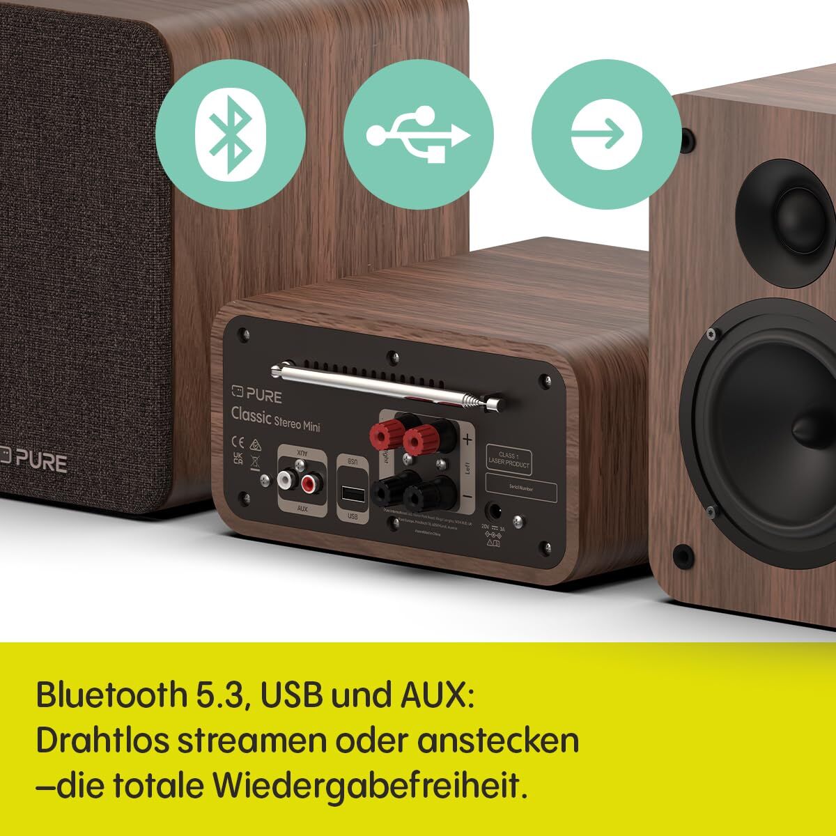 Mini Hifi Pure PURE CLASSIC STEREO MINI CAFE