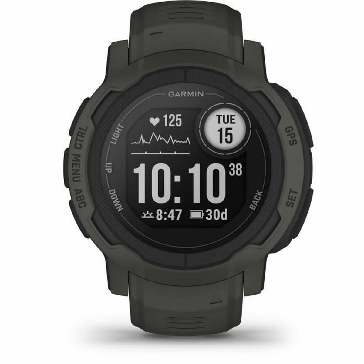 Smartwatch GARMIN Instinct 2 45 mm 0,9″ Black Graphite Dark grey