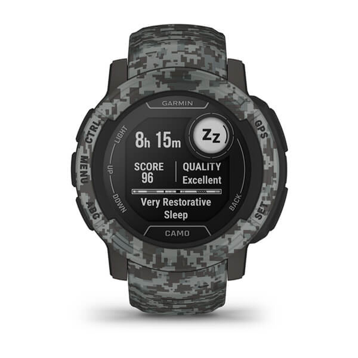 Smartwatch GARMIN Instinct 2 Camo Edition Dark grey 0,9″ Black Graphite