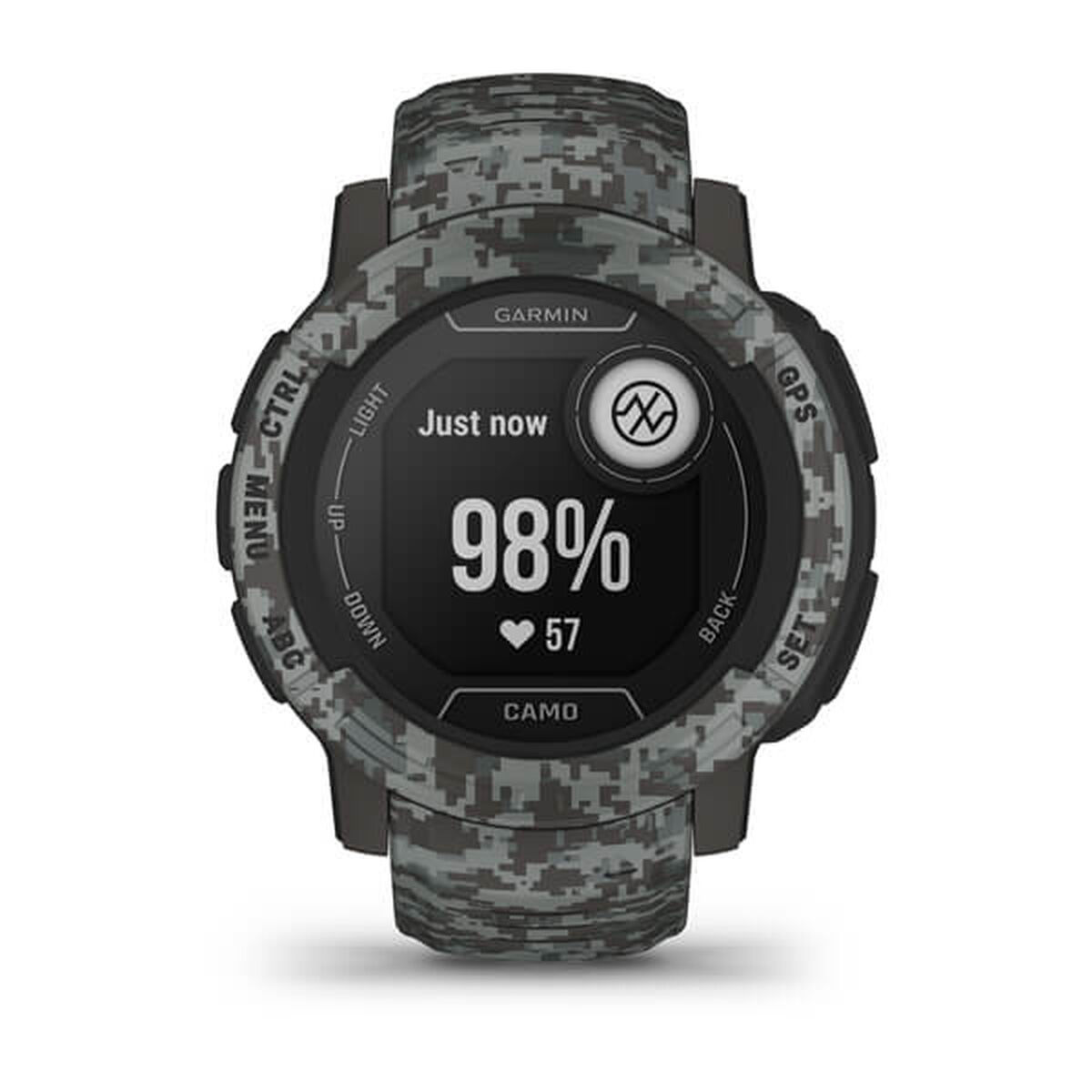 Smartwatch GARMIN Instinct 2 Camo Edition Dark grey 0,9″ Black Graphite