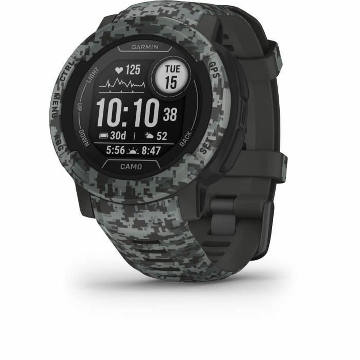 Smartwatch GARMIN Instinct 2 Camo Edition Dark grey 0,9″ Black Graphite