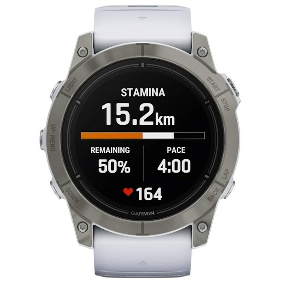 Men’s Watch GARMIN 010-02804-11 White Titanium