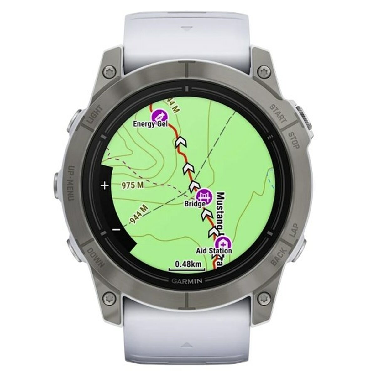 Men’s Watch GARMIN 010-02804-11 White Titanium