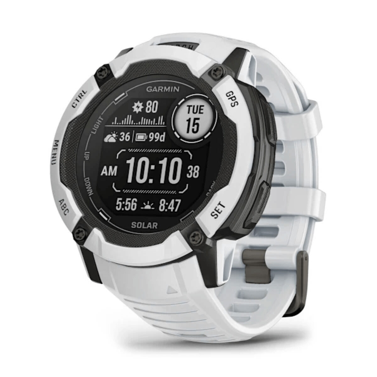 Smartwatch GARMIN Instinct 2X Solar White 1,1″