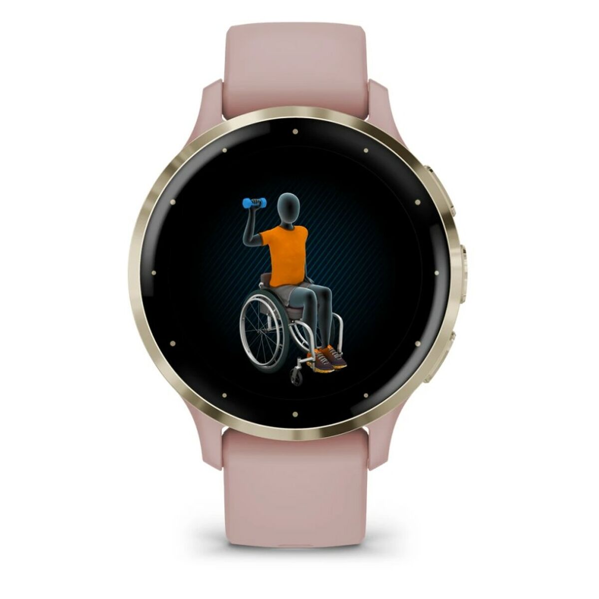 Men’s Watch GARMIN 010-02785-03 Gold Pink