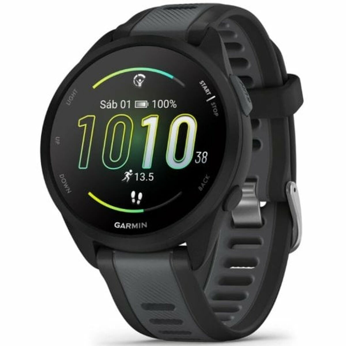 Smartwatch GARMIN Forerunner 165 Black Silver 1,2″