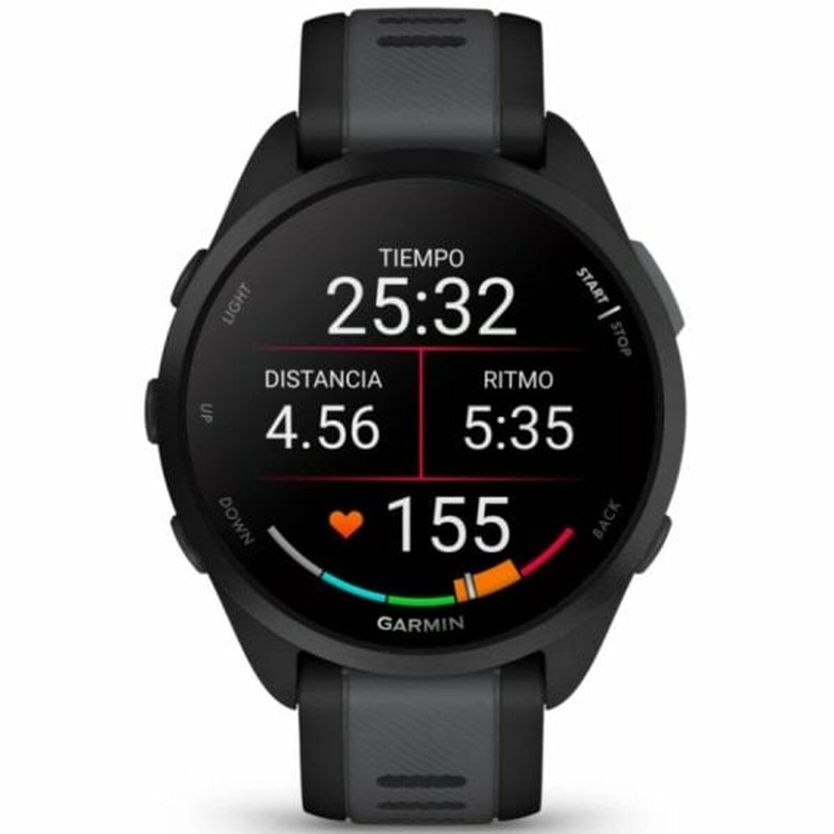Smartwatch GARMIN Forerunner 165 Black Silver 1,2″