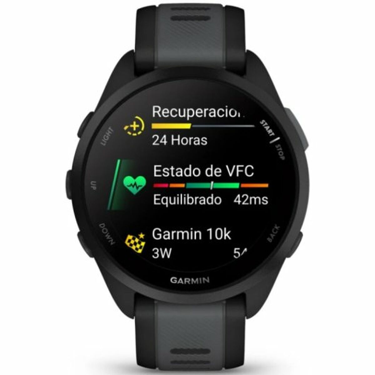 Smartwatch GARMIN Forerunner 165 Black Silver 1,2″