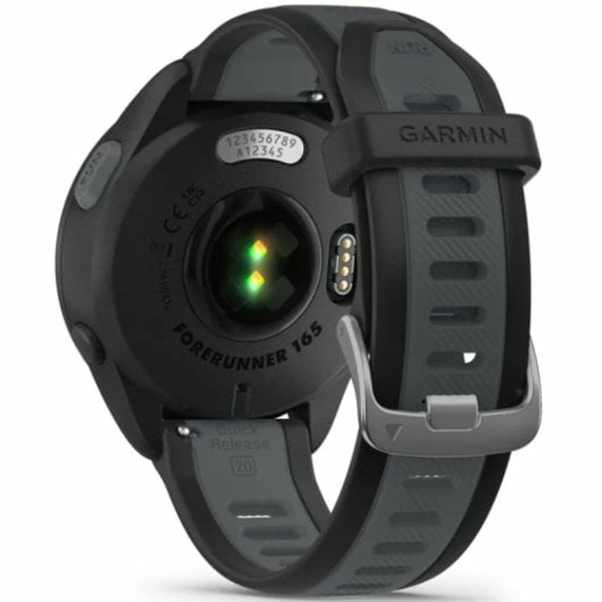 Smartwatch GARMIN Forerunner 165 Black Silver 1,2″