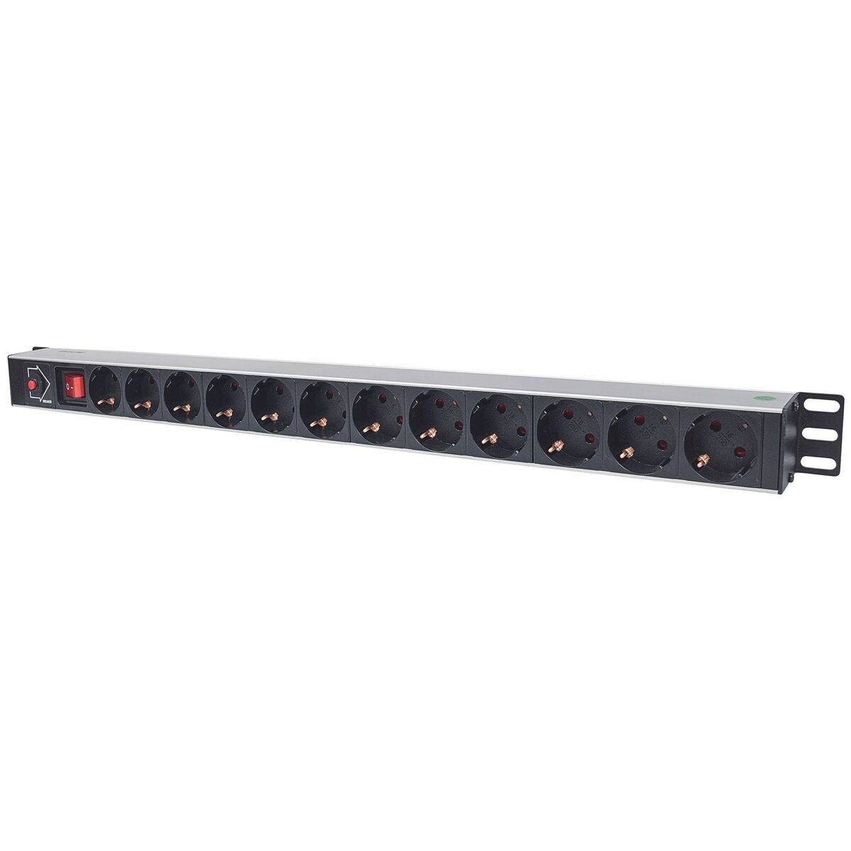 Schuko 27″ 12 Way Multi-socket Adapter Intellinet 714044 (1,8 m)