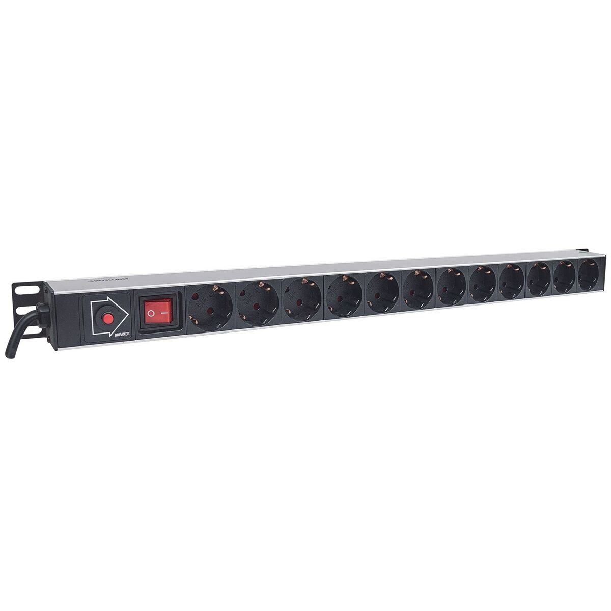 Schuko 27″ 12 Way Multi-socket Adapter Intellinet 714044 (1,8 m)