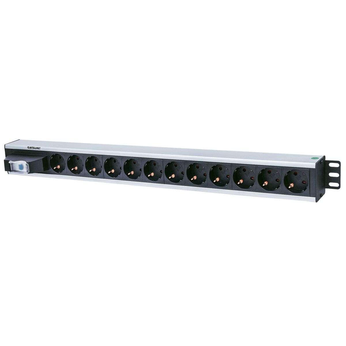 Schuko 27″ 12 Way Multi-socket Adapter Intellinet 711449 (1,6 m)