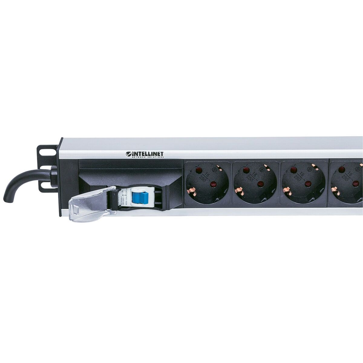 Schuko 27″ 12 Way Multi-socket Adapter Intellinet 711449 (1,6 m)