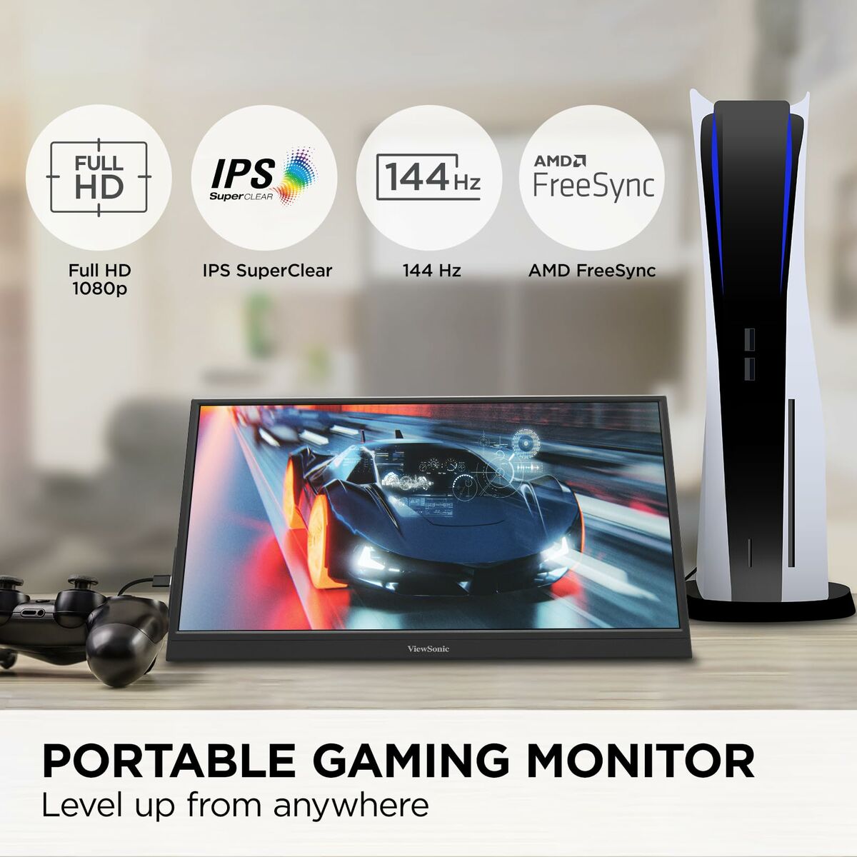 Monitor ViewSonic VX1654 Full HD 15,6″