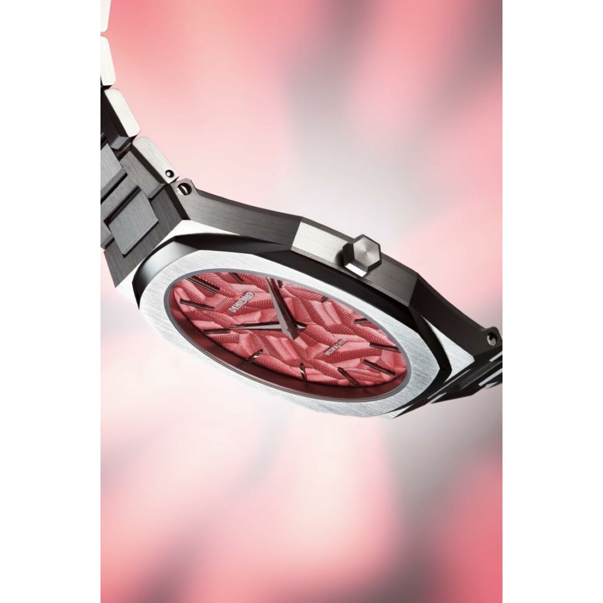 Men’s Watch D1 Milano ULTRA THIN BARN RED Black Silver ( 40 mm)